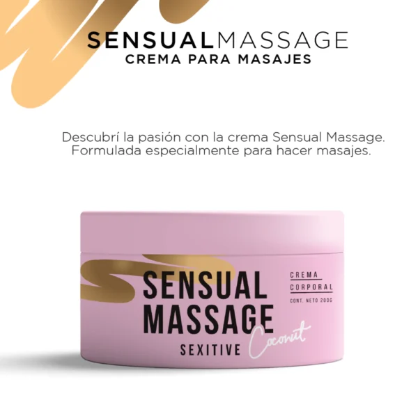 Crema para masajes aroma Coco