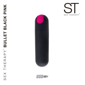 Bullet recargable black/ Pink