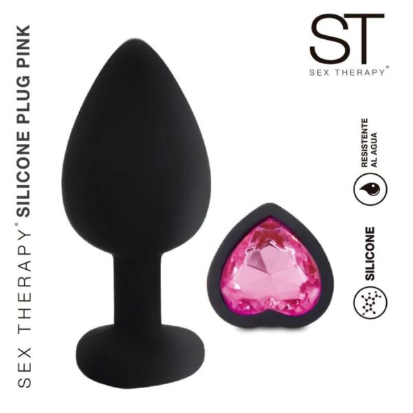 Plug Anal Siliconado Corazon T M