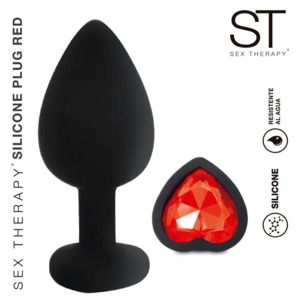 Plug Silicona T S Corazon