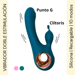 Vibrador con agarre doble estim