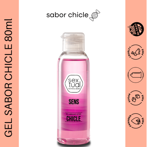Gel sabor a Chicle (Sextual) 80ml