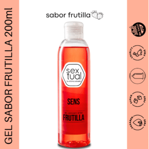 Gel sabor a Frutilla 200ml SEXTUAL