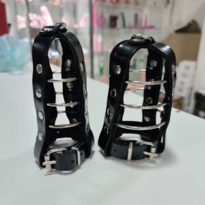 Jaula de castidad cuero