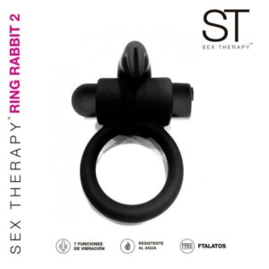 Anillo vibrador recargable black