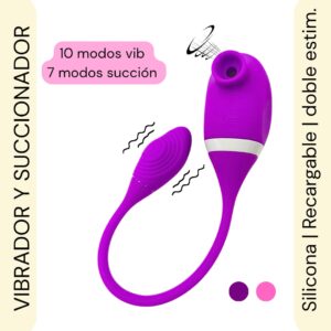 Vibrador y succionador Sucking