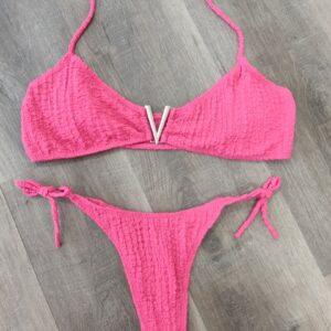 Bikini top texturada