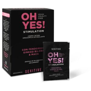 CAJA 44u sobres crema orgasmica OH YES!