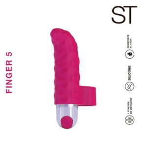 Estimulador de clitoris FINGER 5 -FUCSIA