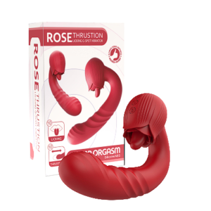 Vibrador Rose lengua + empuje